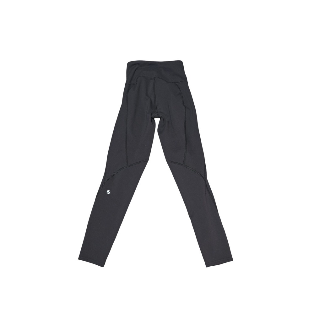 Lululemon To The Beat Leggings Womens 4 Black 24" High Rise Yoga Gym